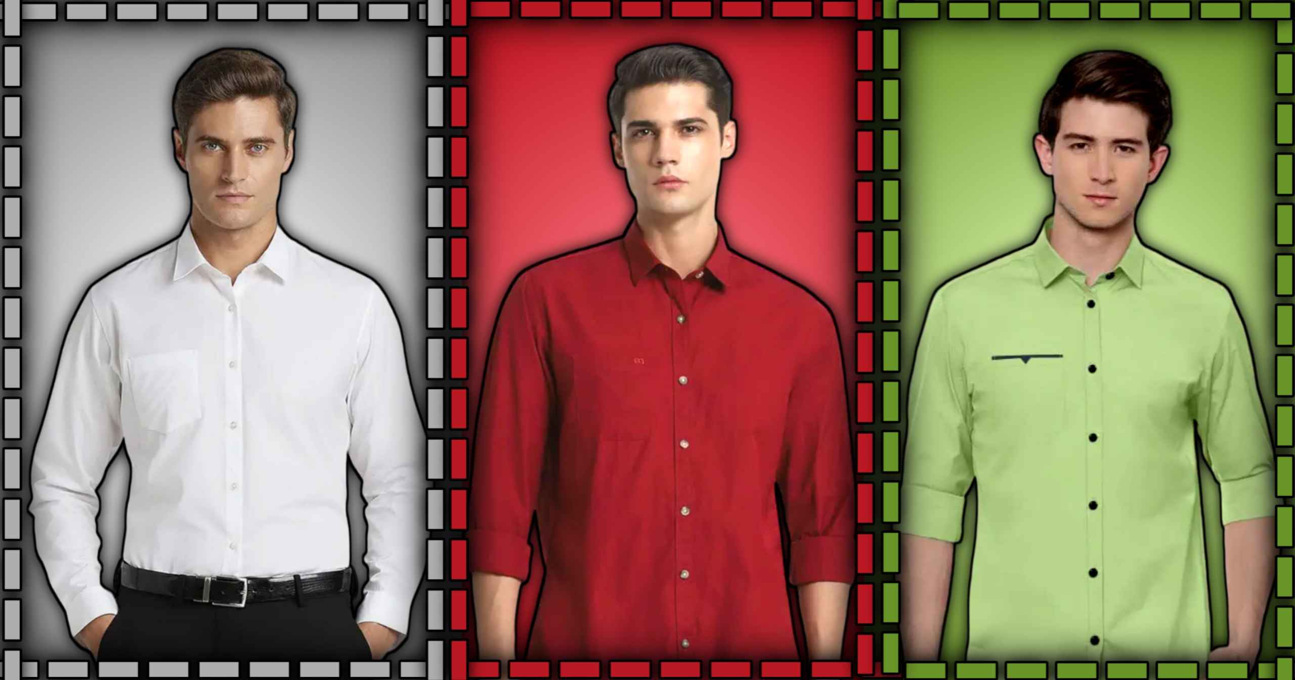 What color shirt do men look best in?