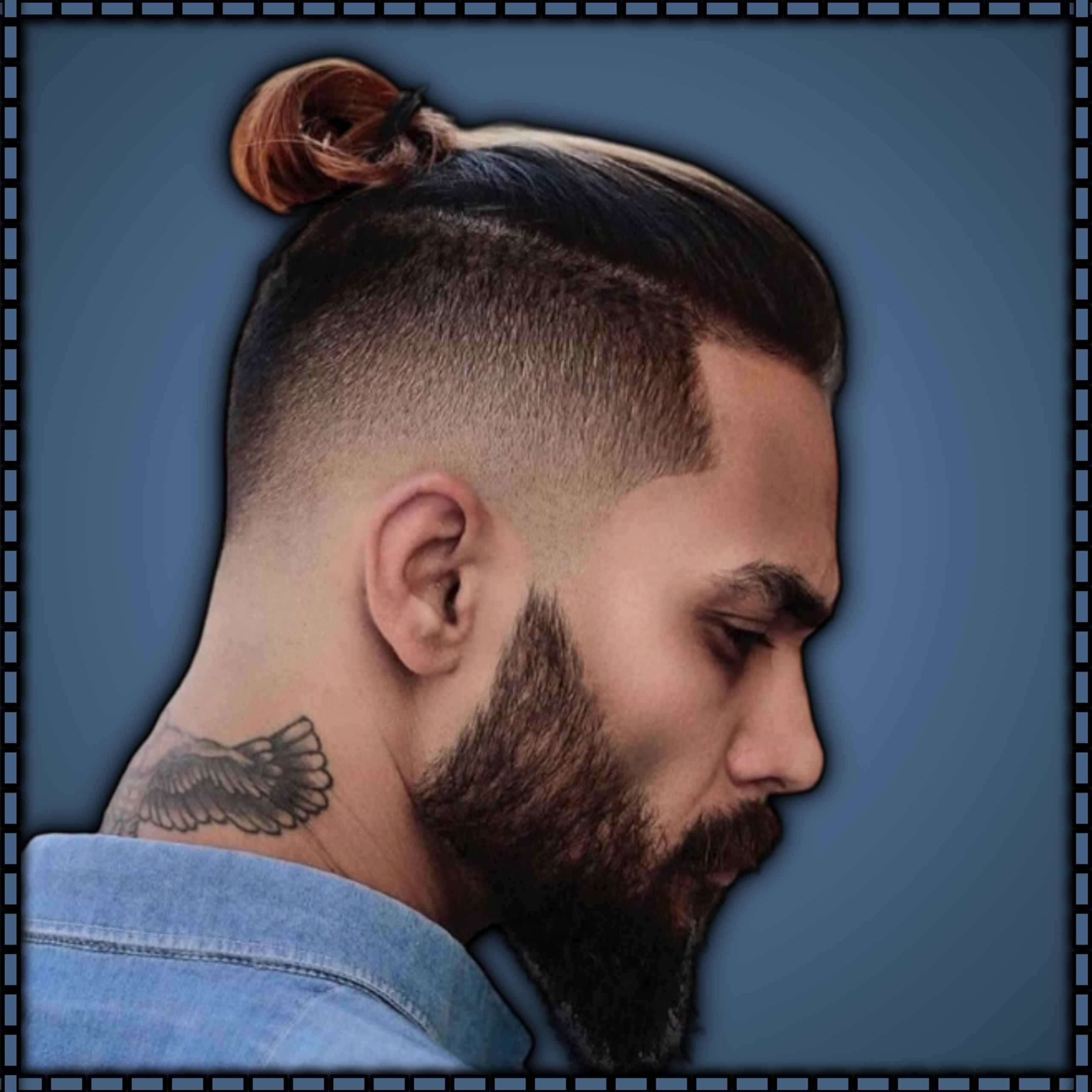 What face suits a man bun?