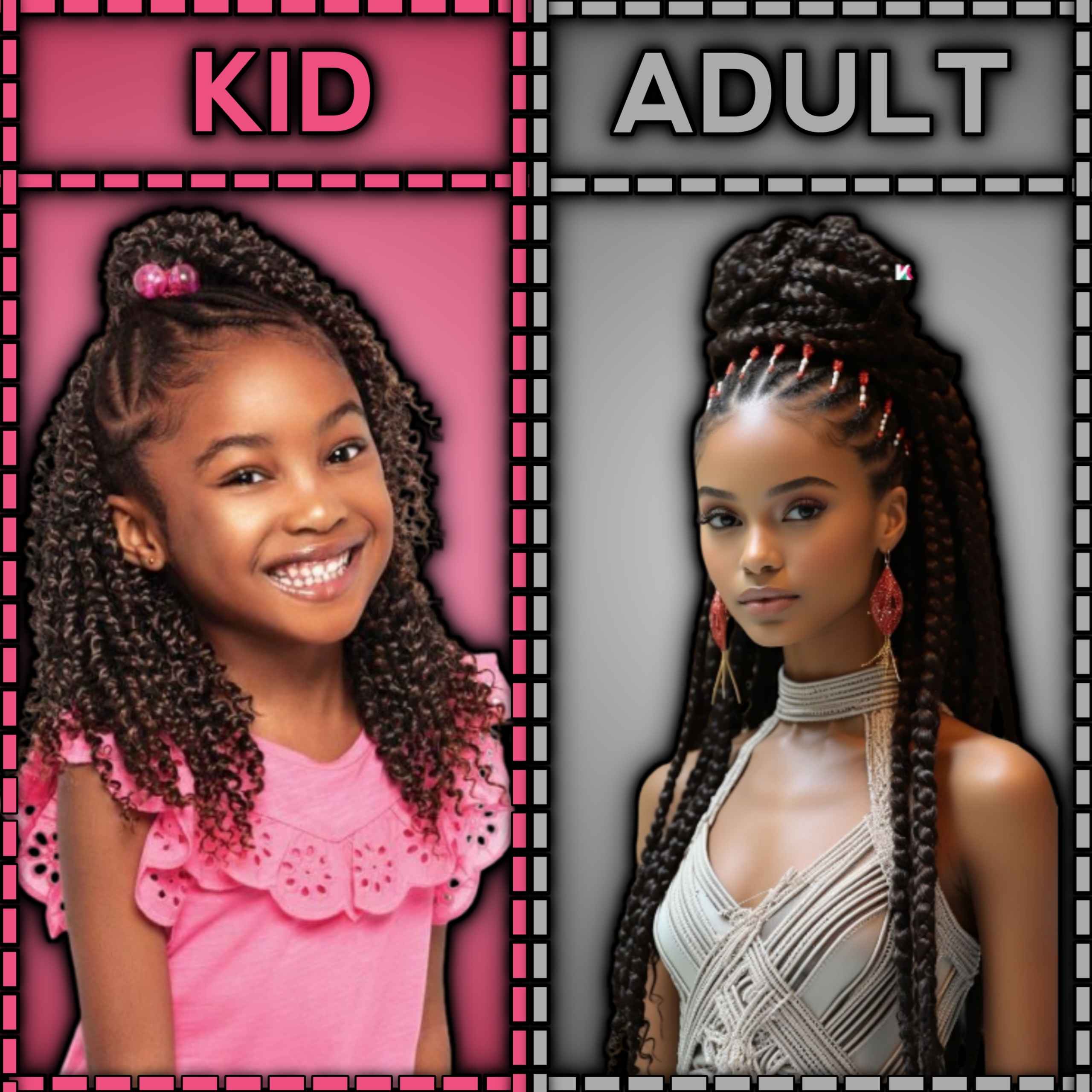 Hairstyles for Black Girls | 3 Hairstyle for Kid To Adults