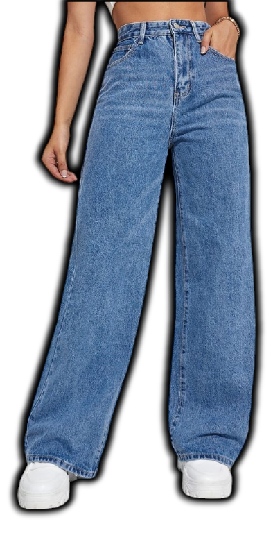 What body type should wear wide-leg jeans?